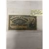 Image 1 : DOMINION OF CANADA 25 CENT BILL, JAN 2ND 1900