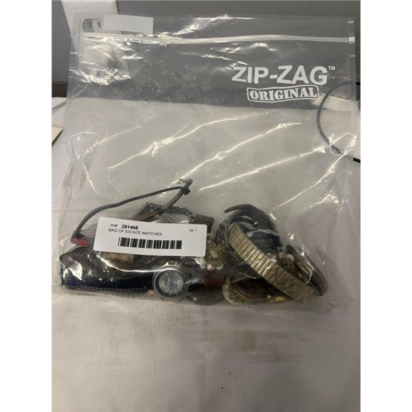BAG OF ESTATE WATCHES