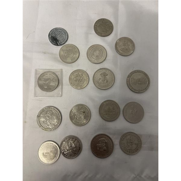 ASSORTED SOUVENIER COINS