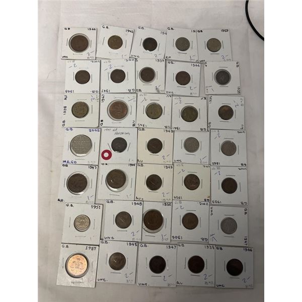 GREAT BRITAIN FARTHING COINS