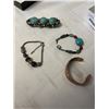 Image 1 : CHARM BRACELET, TURQUOISE AND COPPER BRACELETS