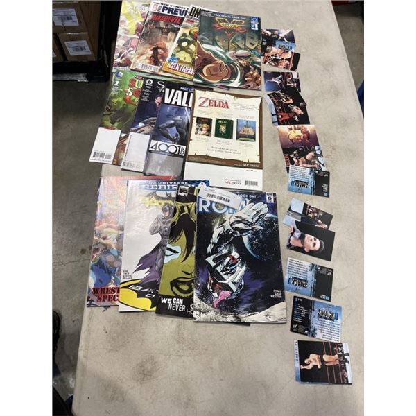 COMIC BOOKS AND TRADING CARDS
