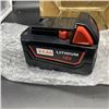 Image 2 : 2 NEW 18V 8000MAH LITHIUM-ION BATTERY COMPATIBLE WITH MILWAUKEE 18V CORDLESS TOOLS