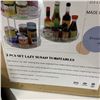 Image 3 : NEW TWO-PIECE LAZY SUSAN TURNTABLES SET AND TWO NEW SIX PIECE REFRIGERATOR BIN SETS