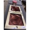 Image 1 : 2 NEW SETS OF CHRISTMAS CHARGER PLATES, AND NEW  HAND MADE GIFT BOX