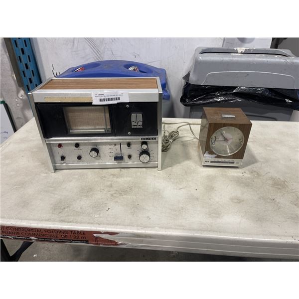 BURDICK EK / 5A  AND VINTAGE RCA SOLID STATE ALARM CLOCK