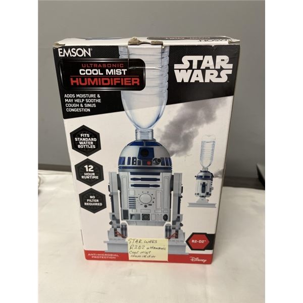 STARWARS R2-D2 ULTRASONIC COOL MIST HUMIDIFIER, ANTIMICROBIAL PROTECTION