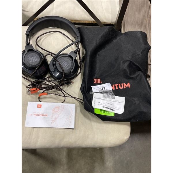 JBL QUANTUM 610 WIRELESS OVER EAR GAMING HEADSET - TESTED WORKING, RETAIL $149