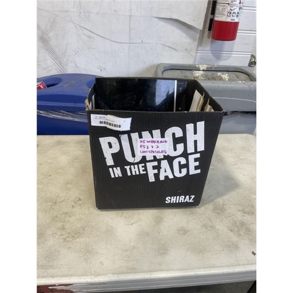 PS3 GAMING CONSOLE AND 2 CONTROLLERS - WORKING