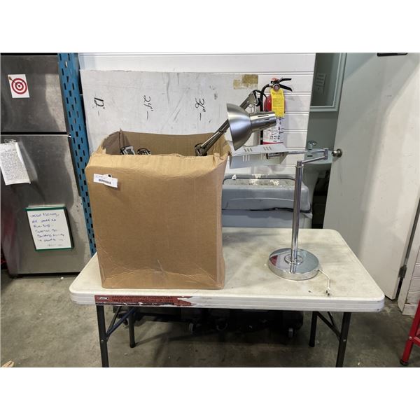 BOX OF TABLE LAMPS