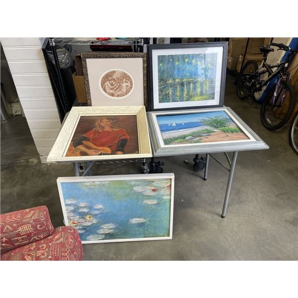 LOT OF ESTATE ARTWORK