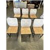 Image 2 : 6 WICKER SEAT DINING CHAIRS