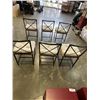 Image 3 : 6 WICKER SEAT DINING CHAIRS