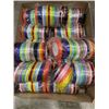 Image 1 : LARGE LOT OF NEW MULTI COLOR ROLLS OF RIBBON FOR GIFT AND DECOR