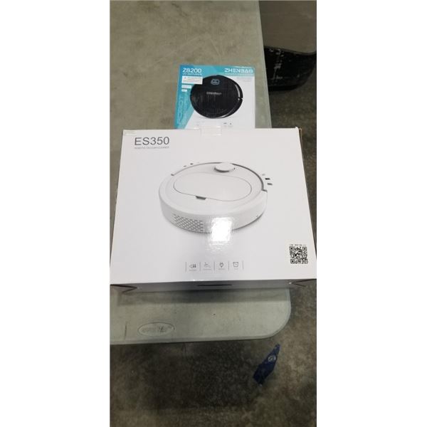 NEW ES350 ROBOT VACUUM AND ZHENBAO SMART SWEEPER