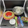 Image 1 : NEW 7-PIECE STAINLESS STEEL MIXING BOWL SET