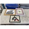 Image 1 : 3 FRAMED ANIMAL PRINTS - 2 SIGNED