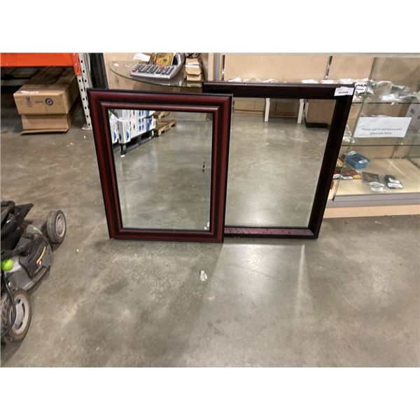 2 WALL MIRRORS