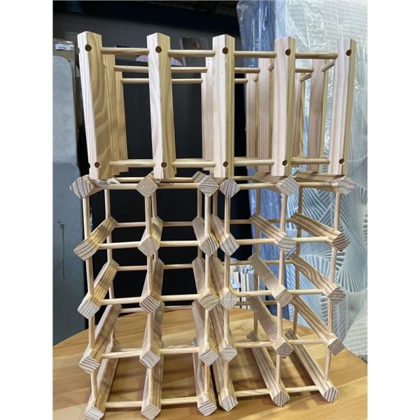 3  8 BOTTLE WINE RACKS