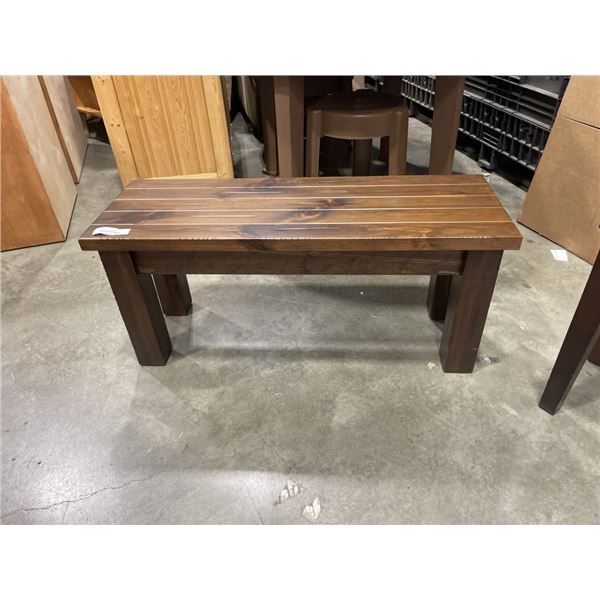 SOLID WOOD ENTRANCE BENCH