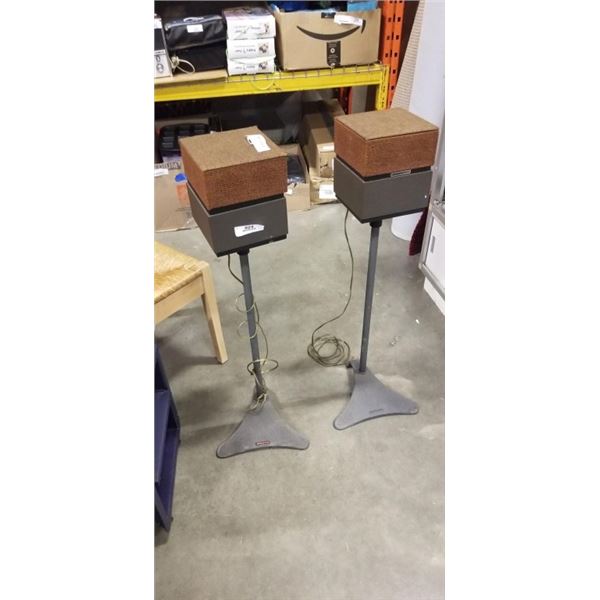 PAIR OF VINTAGE ELECTROLODE PYRAMID SPEAKERS