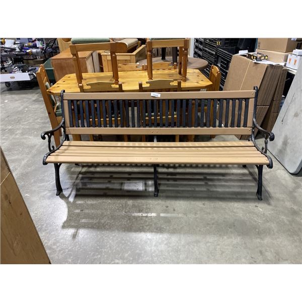 6FT PATIO BENCH