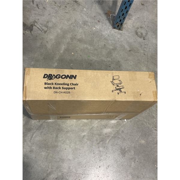 DRAGONN BLACK KNEELING CHAIR WITH BACK SUPPORT