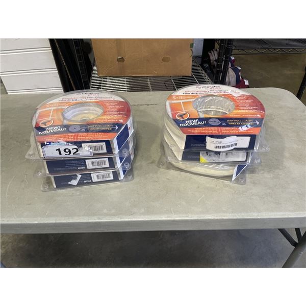 6 NEW CLIMALOC PLUS WINDOW FILM INSTALL KITS