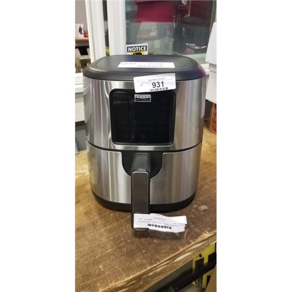 AS NEW BELLAPRO 4.0L  AIR FRYER - TESTED WORKING, RETAIL $199