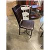Image 4 : MODERN GLASS TOP TABLE AND 3 CHAIRS