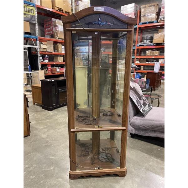 CORNER DISPLAY CABINET