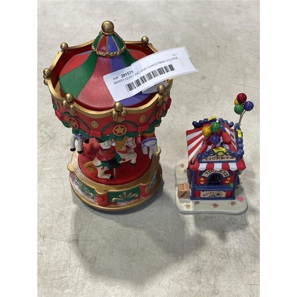 MARRY-G-ROUND AND CHRISTMAS VILLAGE TICKET BOOTH