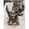 Image 6 : 3 CHRISTMAS VILLAGES - 2 HOUSES AND TREE HOUSE