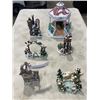 Image 1 : CHRISTMAS VILLAGE GAZEBO AND SCENERIES
