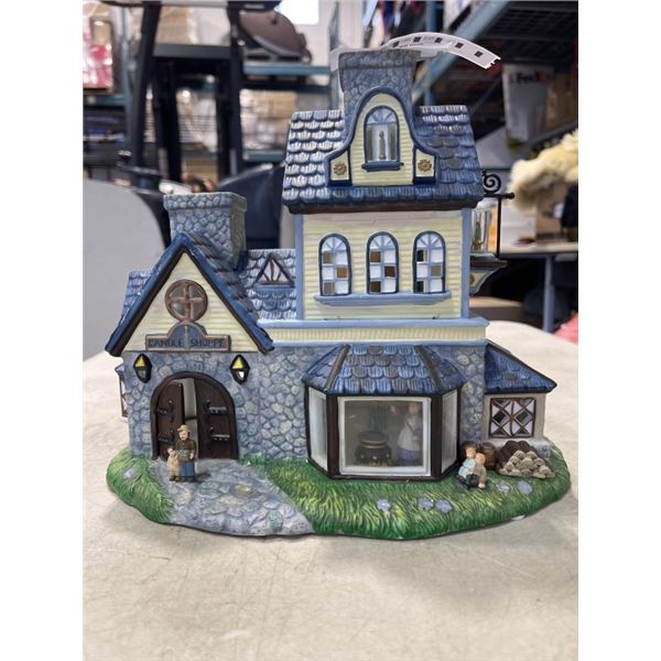 PARTYLITE CHRISTMAS VILLAGE OLD WORLD VILLAGE #1 CANDLE SHOP