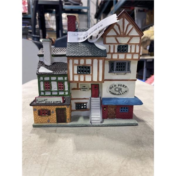 LEMAX CHRISTMAS VILLAGE "WIGGINS SPIRIT SHOP"