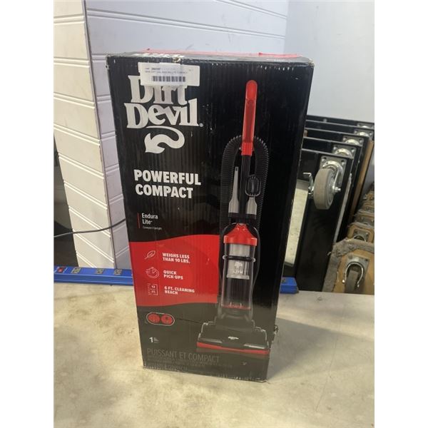 NEW DIRT DVIL ENDURA LITE COMPACT UPRIGHT VACUUM