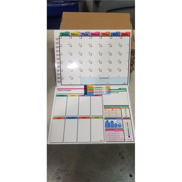 6 NEW 2PC MAGNETIC CALENDAR SETS