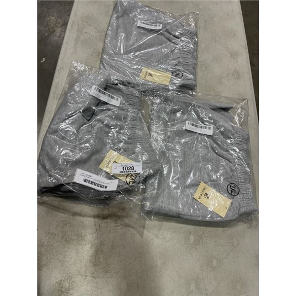 3 NEW PAIRS OF CLOUDPEAK HEATHER GREY SIZE 2XL SHORTS