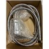 Image 4 : BOX OF NEW WATER SHUT OFF VALVES BRAIDED HOSES AND MORE