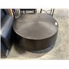 Image 2 : 38 INCH MODERN SOLID ROUND COFFEE TABLE WITH HAMMERED LOOK TOP