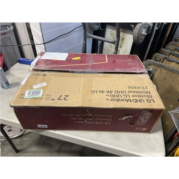 LG 27 INCH MONITOR, NO STAND