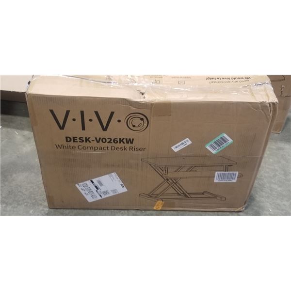 VIVO WHITE OCMPACT DESK RISER