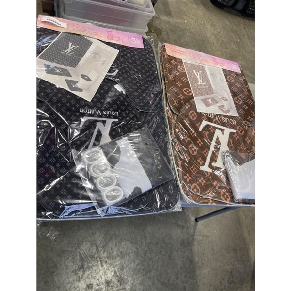 2 NEW 'LV' BATHROOM SETS