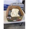 Image 1 : BOX OF CLOTHES TIP TOP SWEATERS, CALVIN KLEIN SHIRT AND SWEATER