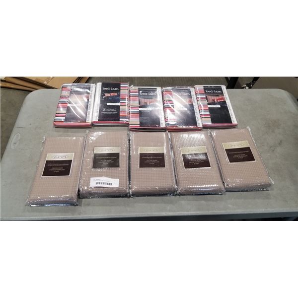 ASSORTED NEW PILLOW SHAMS