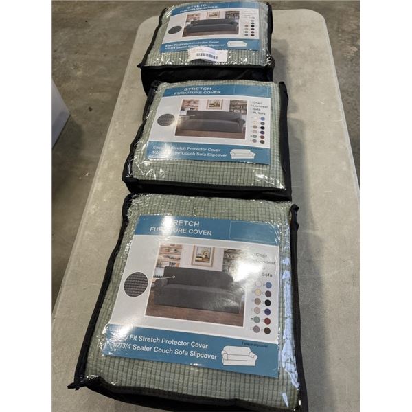 3 NEW LOVESEAT STRETCH COVERS