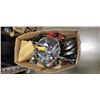 Image 1 : BOX OF COOKWARE, CULINARY KNIVES AND MORE