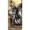 Image 4 : BOX OF COOKWARE, CULINARY KNIVES AND MORE