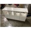 Image 1 : WHITE IKEA 8 CUBICLE DISPLAY SHELF